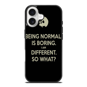 NORMAL IS BORING QUOTES iPhone 17 Case Cover NORMAL IS BORING QUOTES iPhone 17 Case Cover