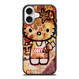 OBEY HELLO KITTY iPhone 17 Case Cover OBEY HELLO KITTY iPhone 17 Case Cover