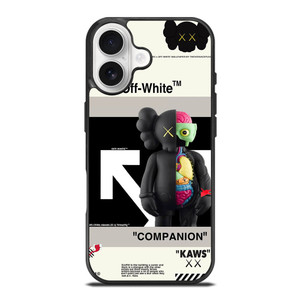 OFF WHITE KAWS COMPANION iPhone 17 Case Cover OFF WHITE KAWS COMPANION iPhone 17 Case Cover