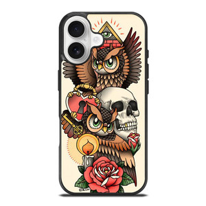 OWL STEAMPUNK ILLUMINATI TATTOO iPhone 17 Case Cover OWL STEAMPUNK ILLUMINATI TATTOO iPhone 17 Case Cover