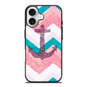PAISLEY TRIBAL NAUTICAL ANCHOR iPhone 17 Case Cover PAISLEY TRIBAL NAUTICAL ANCHOR iPhone 17 Case Cover
