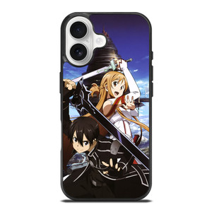 SAO SWORD ART ONLINE KIRITO AND ASUNA iPhone 17 Case Cover SAO SWORD ART ONLINE KIRITO AND ASUNA iPhone 17 Case Cover