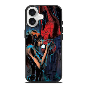 SPIDERMAN MARY JANE KISSING iPhone 17 Case Cover SPIDERMAN MARY JANE KISSING iPhone 17 Case Cover