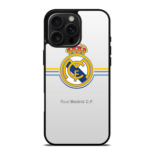 REAL MADRID CF iPhone 16 Pro Max Case Cover REAL MADRID CF iPhone 16 Pro Max Case Cover