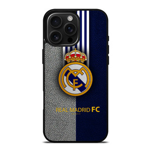 REAL MADRID FC LOGO iPhone 16 Pro Max Case Cover REAL MADRID FC LOGO iPhone 16 Pro Max Case Cover