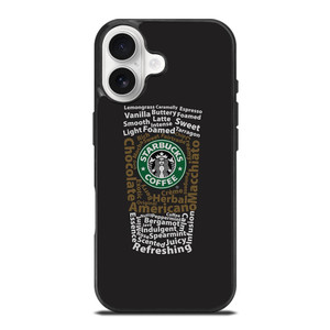 STARBUCKS COFFEE ART TYPOGRAPHY iPhone 17 Case Cover STARBUCKS COFFEE ART TYPOGRAPHY iPhone 17 Case Cover
