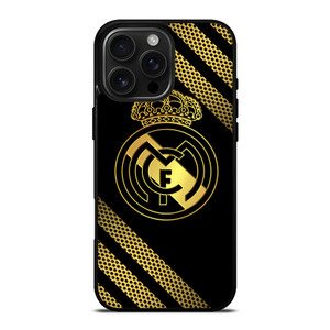 REAL MADRID GOLD NEW iPhone 16 Pro Max Case Cover