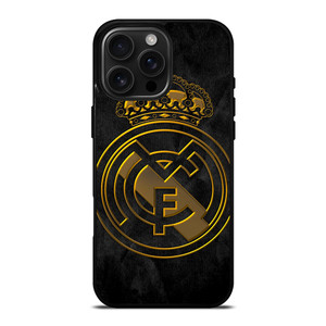 REAL MADRID GOLD iPhone 16 Pro Max Case Cover REAL MADRID GOLD iPhone 16 Pro Max Case Cover