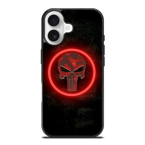 THE PUNISHER SKULL RED GLOW iPhone 17 Case Cover THE PUNISHER SKULL RED GLOW iPhone 17 Case Cover
