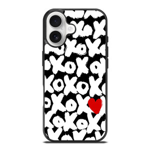 THE WEEKND XO LOGO COLLAGE iPhone 17 Case Cover THE WEEKND XO LOGO COLLAGE iPhone 17 Case Cover
