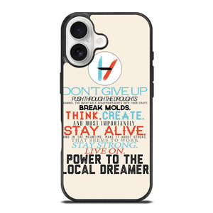 TWENTY ONE PILOTS TITLES iPhone 17 Case Cover