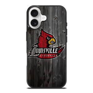 UNIVERSITY OF LOUISVILLE CARDINALS WOOD iPhone 17 Case Cover UNIVERSITY OF LOUISVILLE CARDINALS WOOD iPhone 17 Case Cover