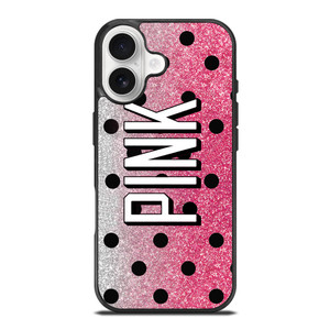 VICTORIA'S SECRET PINK LOGO SPARKLE iPhone 17 Case Cover