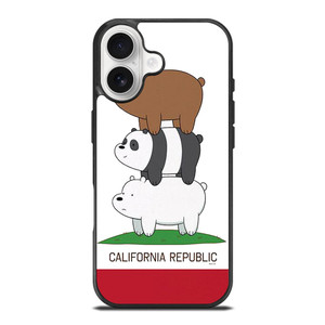 WE BARE BEARS CALIFORNIA REPUBLIC iPhone 17 Case Cover