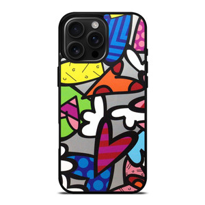 ROMERO BRITTO ABSTRACT LOVE iPhone 16 Pro Max Case Cover ROMERO BRITTO ABSTRACT LOVE iPhone 16 Pro Max Case Cover