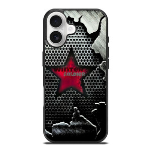 WINTER SOLDIER METAL LOGO AVENGERS iPhone 17 Case Cover WINTER SOLDIER METAL LOGO AVENGERS iPhone 17 Case Cover