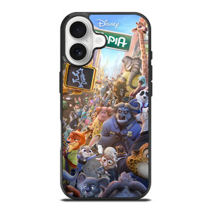 ZOOTOPIA CHARACTERS Disney iPhone 17 Case Cover ZOOTOPIA CHARACTERS Disney iPhone 17 Case Cover