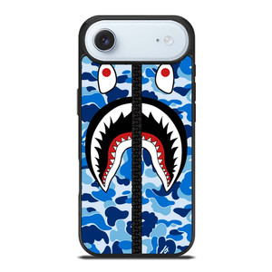 BAPE SHARK CAMO BLUE ZIP iPhone Air Case Cover
