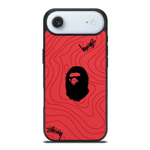 BATHING APE BAPE STUSSY LOGO iPhone Air Case Cover