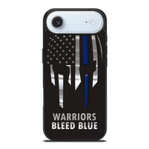 BLUE LINE POLICE WARRIOR SKULL iPhone Air Case Cover