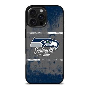 SEATTLE SEAHAWKS BRUSH LOGO iPhone 16 Pro Max Case Cover SEATTLE SEAHAWKS BRUSH LOGO iPhone 16 Pro Max Case Cover