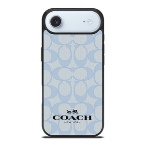 COACH NEW YORK BLUE LOGO PATTERN iPhone Air Case Cover