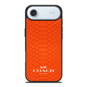 COACH NEW YORK LOGO ORANGE SNAKE iPhone Air Case Cover