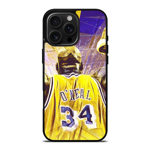 SHAQUILLE O'NEAL LA LAKERS iPhone 16 Pro Max Case Cover SHAQUILLE O'NEAL LA LAKERS iPhone 16 Pro Max Case Cover