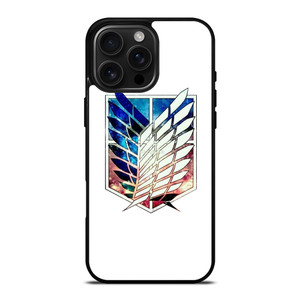 ATTACK ON TITAN ANIME LOGO NEBULA iPhone 16 Pro Max Case Cover ATTACK ON TITAN ANIME LOGO NEBULA iPhone 16 Pro Max Case Cover