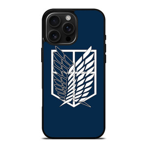 ATTACK ON TITAN SYMBOL WINGS OF FREEDOM iPhone 16 Pro Max Case Cover ATTACK ON TITAN SYMBOL WINGS OF FREEDOM iPhone 16 Pro Max Case Cover