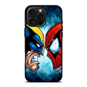 SPIDERMAN VS WOLVERINE MARVEL COMICS iPhone 16 Pro Max Case Cover SPIDERMAN VS WOLVERINE MARVEL COMICS iPhone 16 Pro Max Case Cover