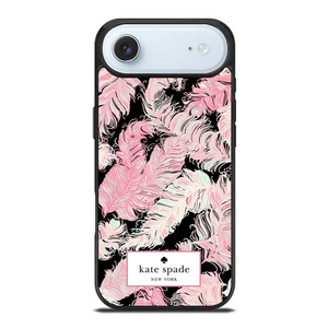 KATE SPADE NEW YORK LOGO PINK FEATHERS iPhone Air Case Cover