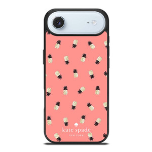 KATE SPADE NEW YORK LOGO PINK PINEAPPLES ICON iPhone Air Case Cover