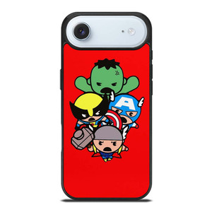 KAWAII CAPTAIN AMERICA HULK THOR WOLVERINE Marvel Avengers iPhone Air Case Cover