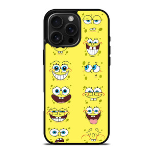 SPONGE BOB MOOD FACE iPhone 16 Pro Max Case Cover SPONGE BOB MOOD FACE iPhone 16 Pro Max Case Cover