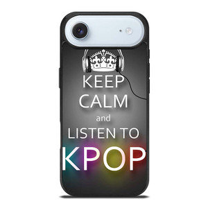 KEEP CALM AND LISTEN KPOP iPhone Air Case Cover