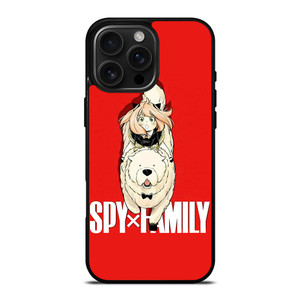 SPY X FAMILY ANYA AND BOND iPhone 16 Pro Max Case Cover SPY X FAMILY ANYA AND BOND iPhone 16 Pro Max Case Cover