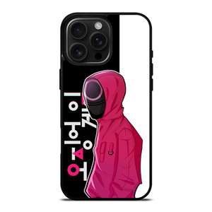 SQUID GAME GUARD CARTOON iPhone 16 Pro Max Case Cover SQUID GAME GUARD CARTOON iPhone 16 Pro Max Case Cover