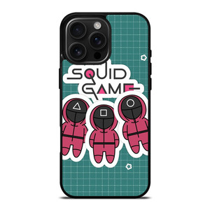 SQUID GAME GUARD KAWAII CUTE iPhone 16 Pro Max Case Cover SQUID GAME GUARD KAWAII CUTE iPhone 16 Pro Max Case Cover