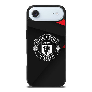 MANCHESTER UNITED LOGO BLACK iPhone Air Case Cover