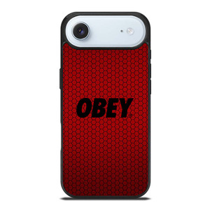 OBEY CLOTHING LOGO RED CARBON iPhone Air Case Cover