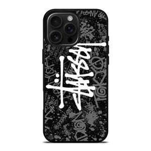 STUSSY ART iPhone 16 Pro Max Case Cover STUSSY ART iPhone 16 Pro Max Case Cover