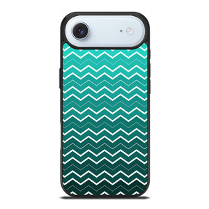 OMBRE TEAL CHEVRON iPhone Air Case Cover