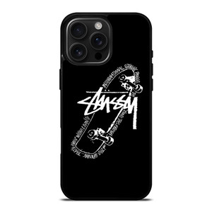 STUSSY SAKTEBOARD iPhone 16 Pro Max Case Cover STUSSY SAKTEBOARD iPhone 16 Pro Max Case Cover