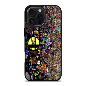 SUPER SMASH BROS ALL CHARACTER iPhone 16 Pro Max Case Cover SUPER SMASH BROS ALL CHARACTER iPhone 16 Pro Max Case Cover