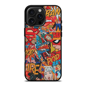 SUPERHERO DC MARVEL POP ART iPhone 16 Pro Max Case Cover SUPERHERO DC MARVEL POP ART iPhone 16 Pro Max Case Cover