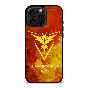 TEAM INSTINCT POKEMON GO iPhone 16 Pro Max Case Cover TEAM INSTINCT POKEMON GO iPhone 16 Pro Max Case Cover