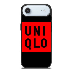 UNIQLO LOGO RED BLACK iPhone Air Case Cover