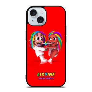 6IX9INE X NICKI MINAJ CARTOON iPhone 15 Case Cover