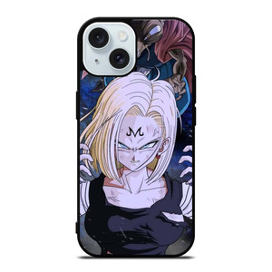 ANDROID 18 MAJIN DRAGON BALL MANGA ANIME iPhone 15 Case Cover ANDROID 18 MAJIN DRAGON BALL MANGA ANIME iPhone 15 Case Cover